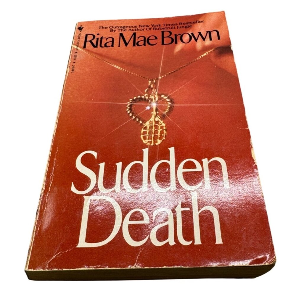 Sudden Death By Rita Mae Brown Paperback Book Novel Bantam Books 1983 READ